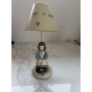 Vintage Valentine Tea light Metal Yankee Candle Angel Of Love 8”